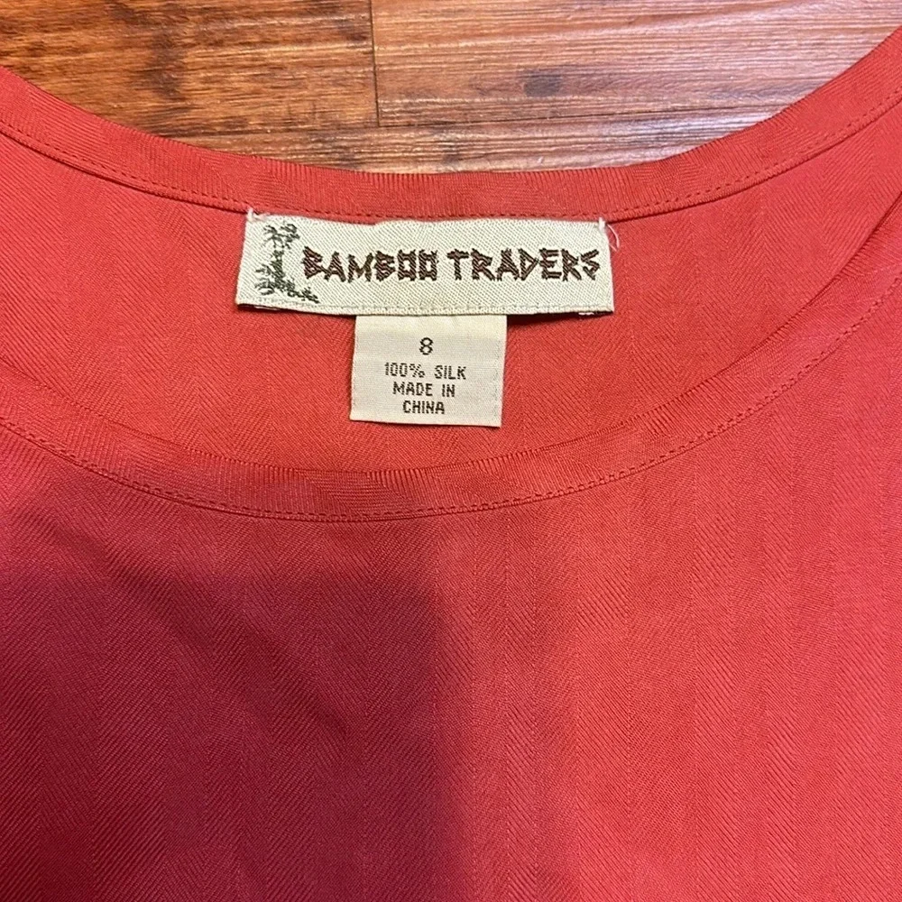 Bamboo Traders 100% Silk Tank Top - Picture 2 of 9